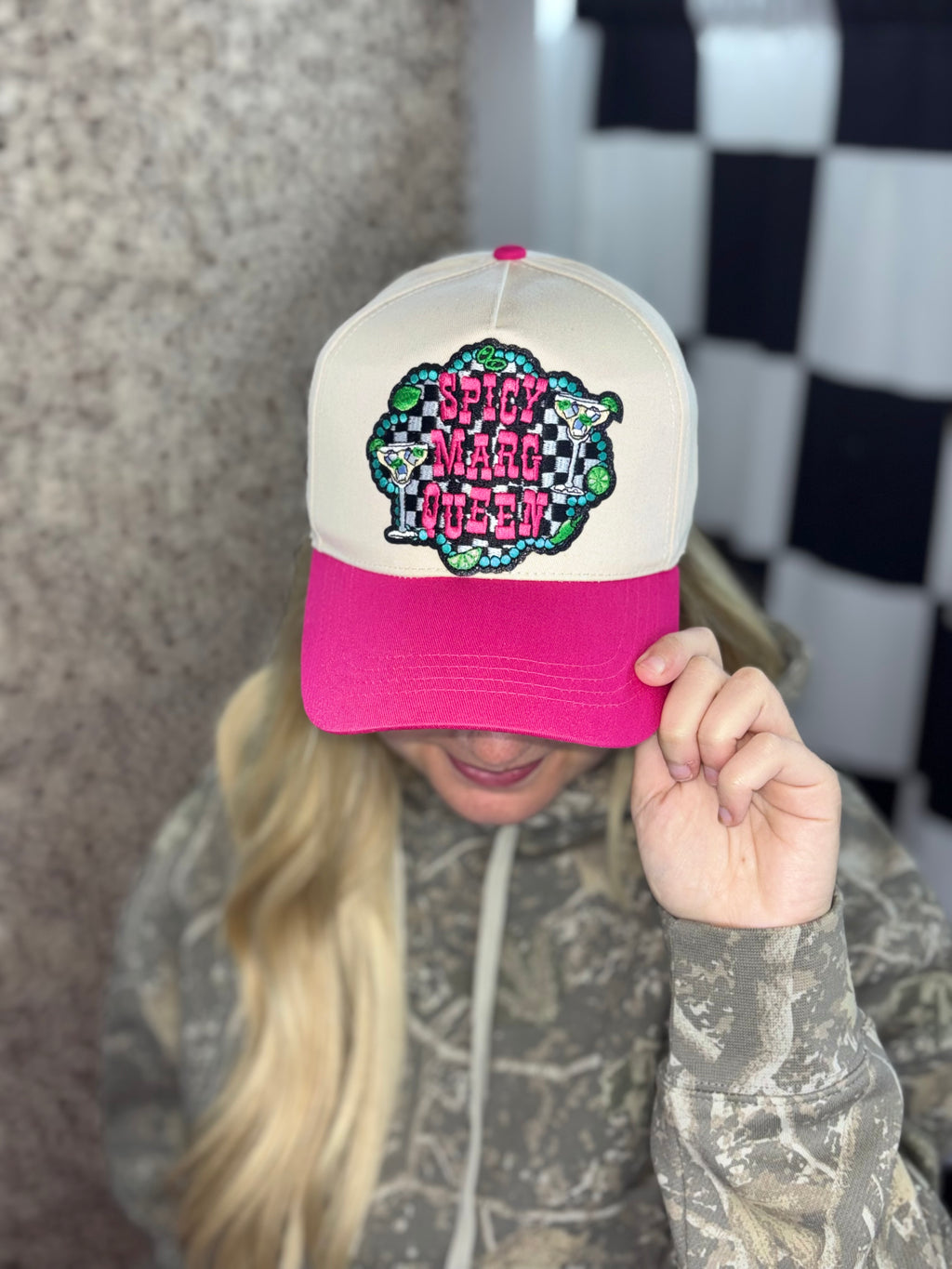 Spicy margarita hat with patch