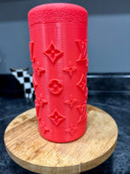 Red/Coral LV can koozie