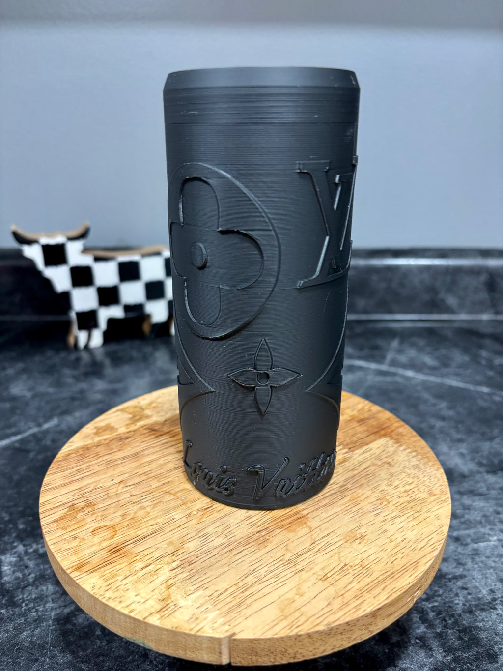 Black LV tumbler