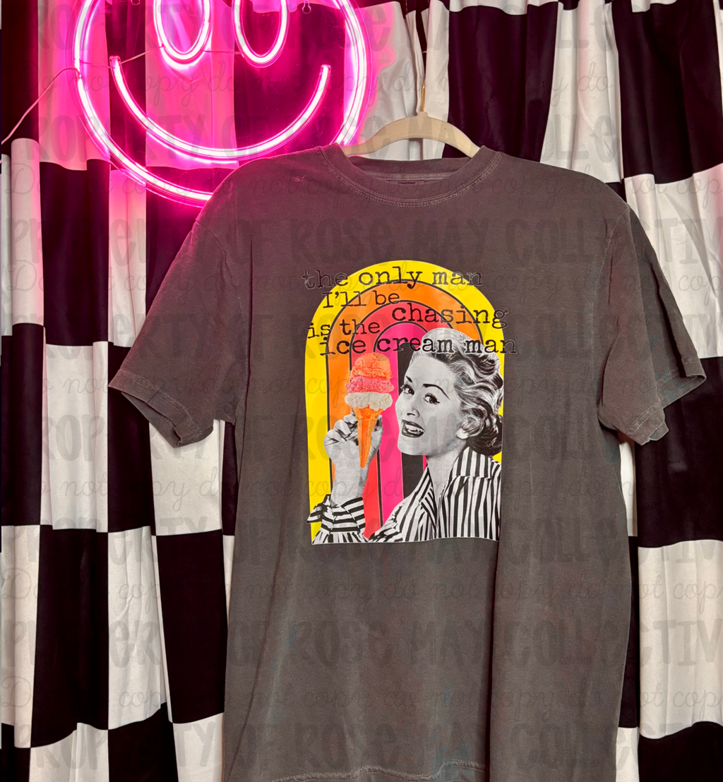 Ice cream man graphic tee