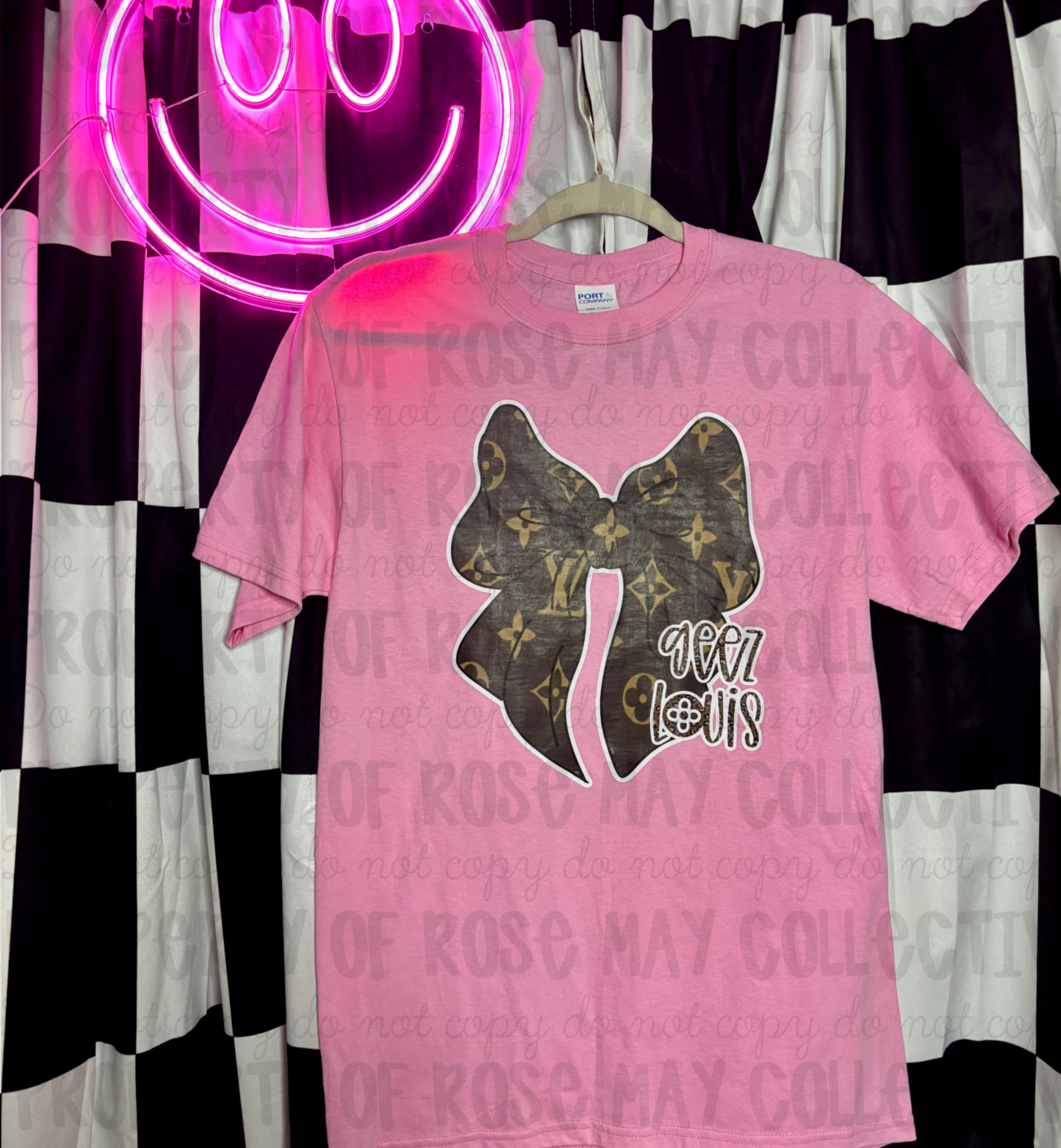 Boujee bow graphic tee
