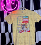 Meet me at the farmers market graphic tee