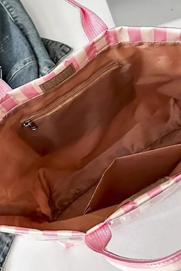 Preorder Large tote bag - Checkered/Polka dot (TAT 2-4 weeks!)