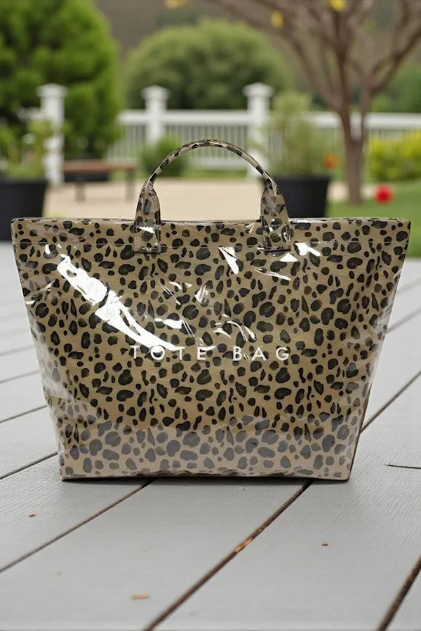 ETA 6/12 - Leopard Tote Bag