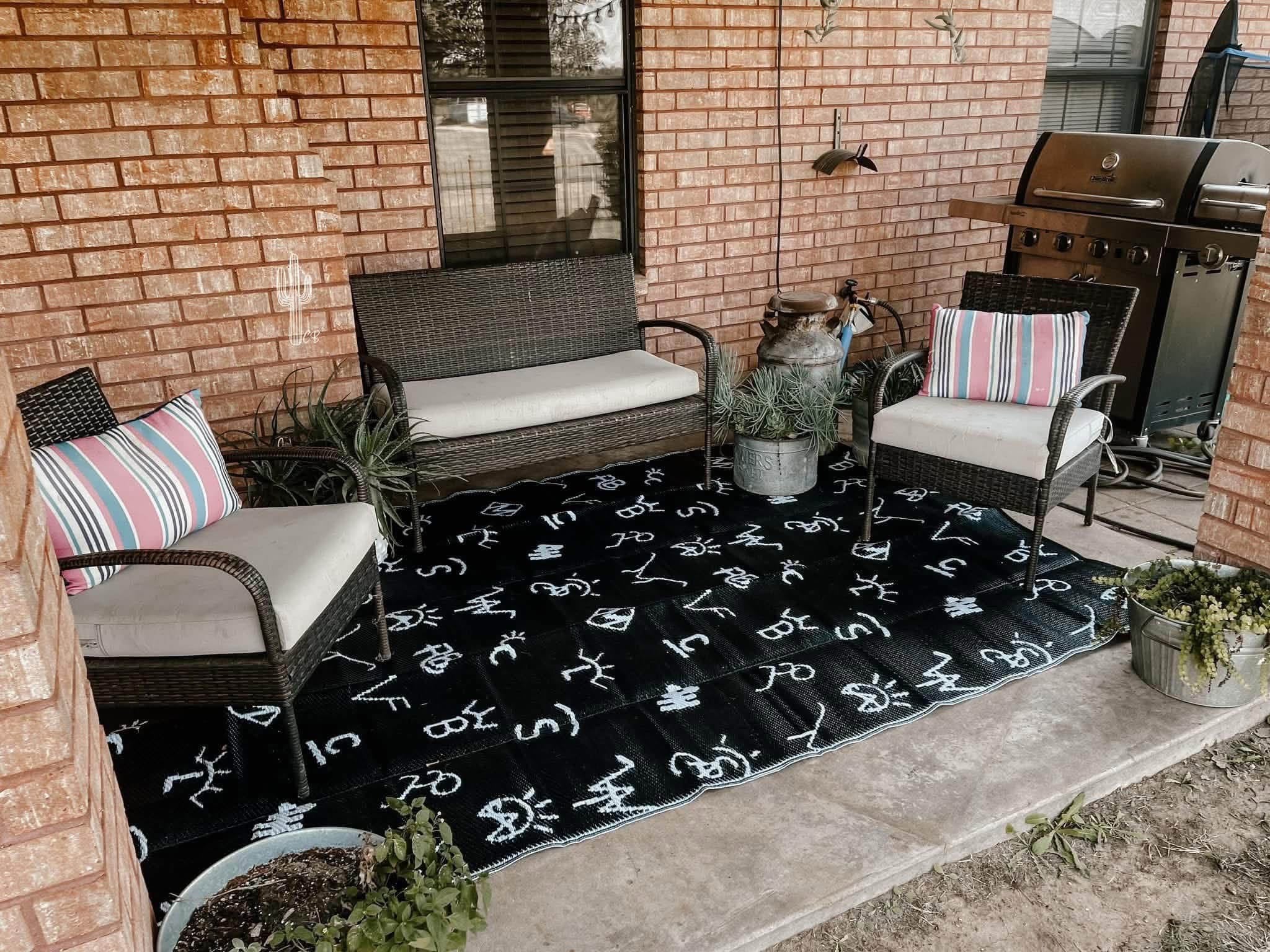 Outdoor Boho/Ranch Rug