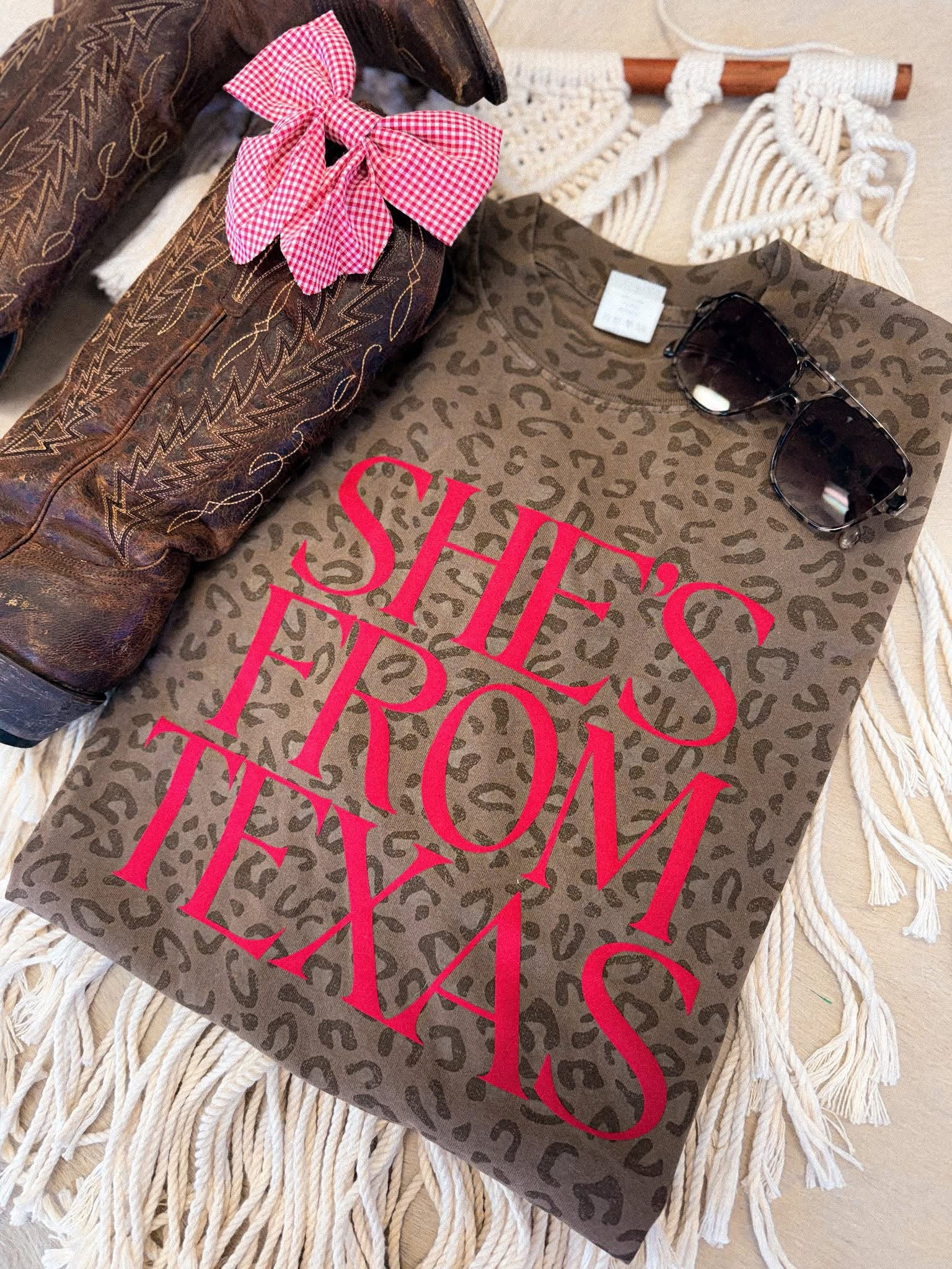 She’s from Texas graphic tee