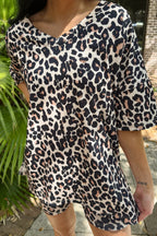 All Day Biker Set- Side Hustle Leopard