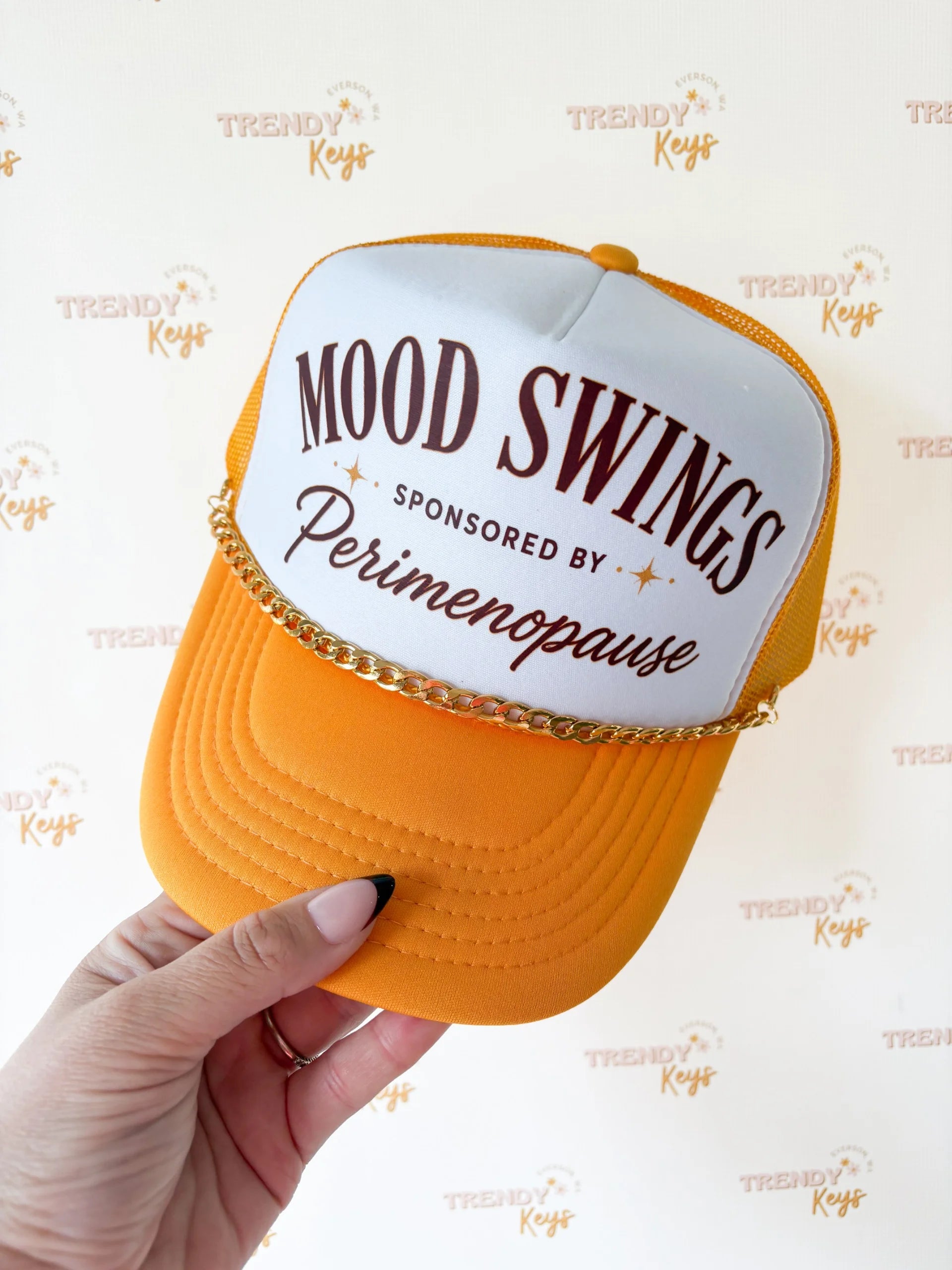 Mood swings trucker hat