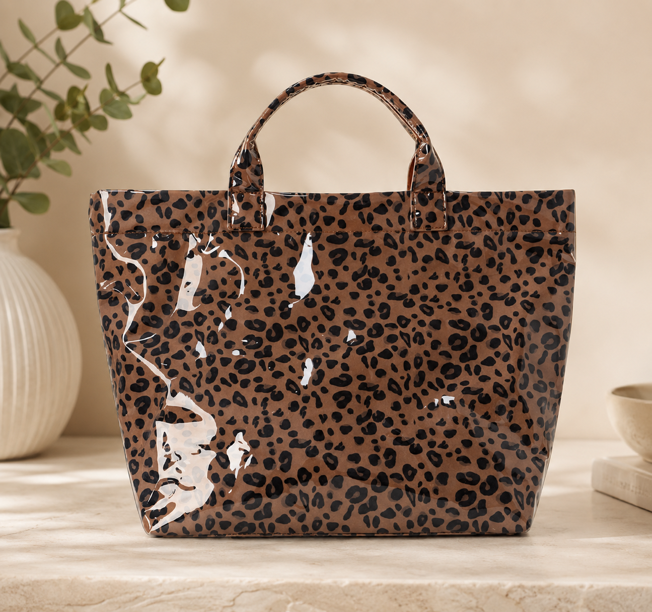 Paloma Leopard Tote Bag