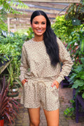 Luna Luxe Pullover Set - Bella Leopard
