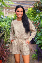 Luna Luxe Pullover Set - Bella Leopard