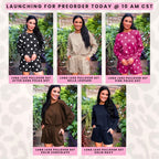 Luna Luxe Pullover Set - After dark polkadot