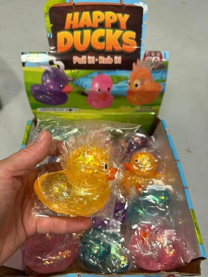 Glitter duck squish - slow rise