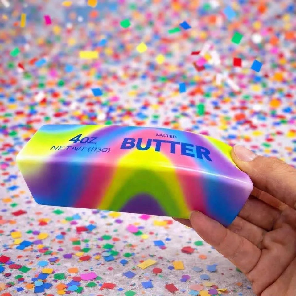 Rainbow butter squish