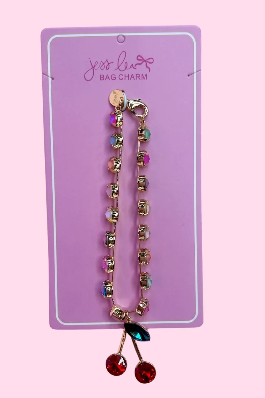 Confetti Cherry Bag Charm