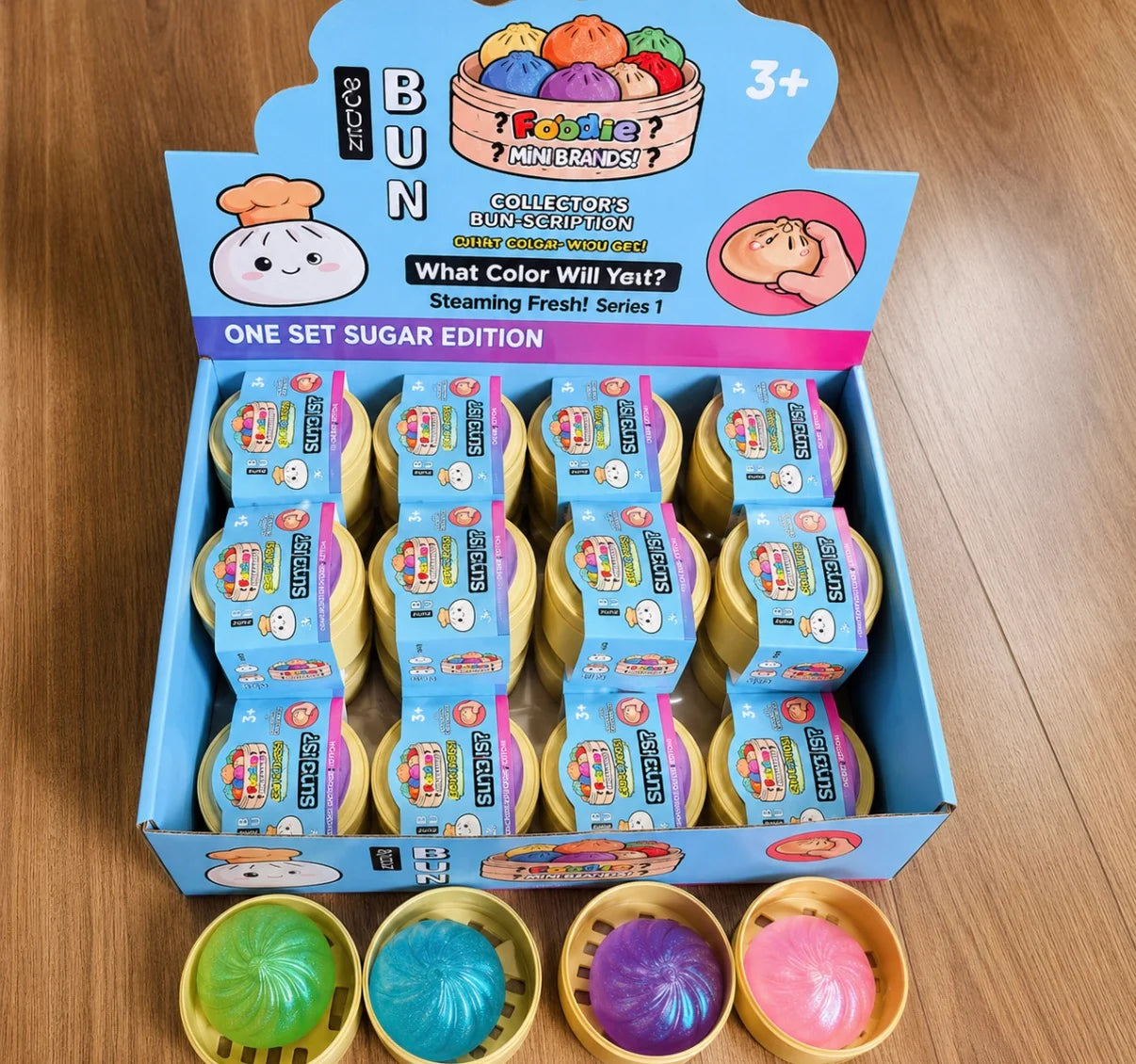 MINI Glitter Dumplings - squish!
