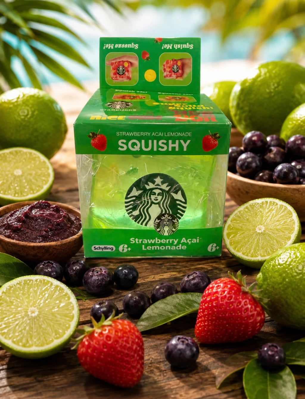 Acai lime cube squish
