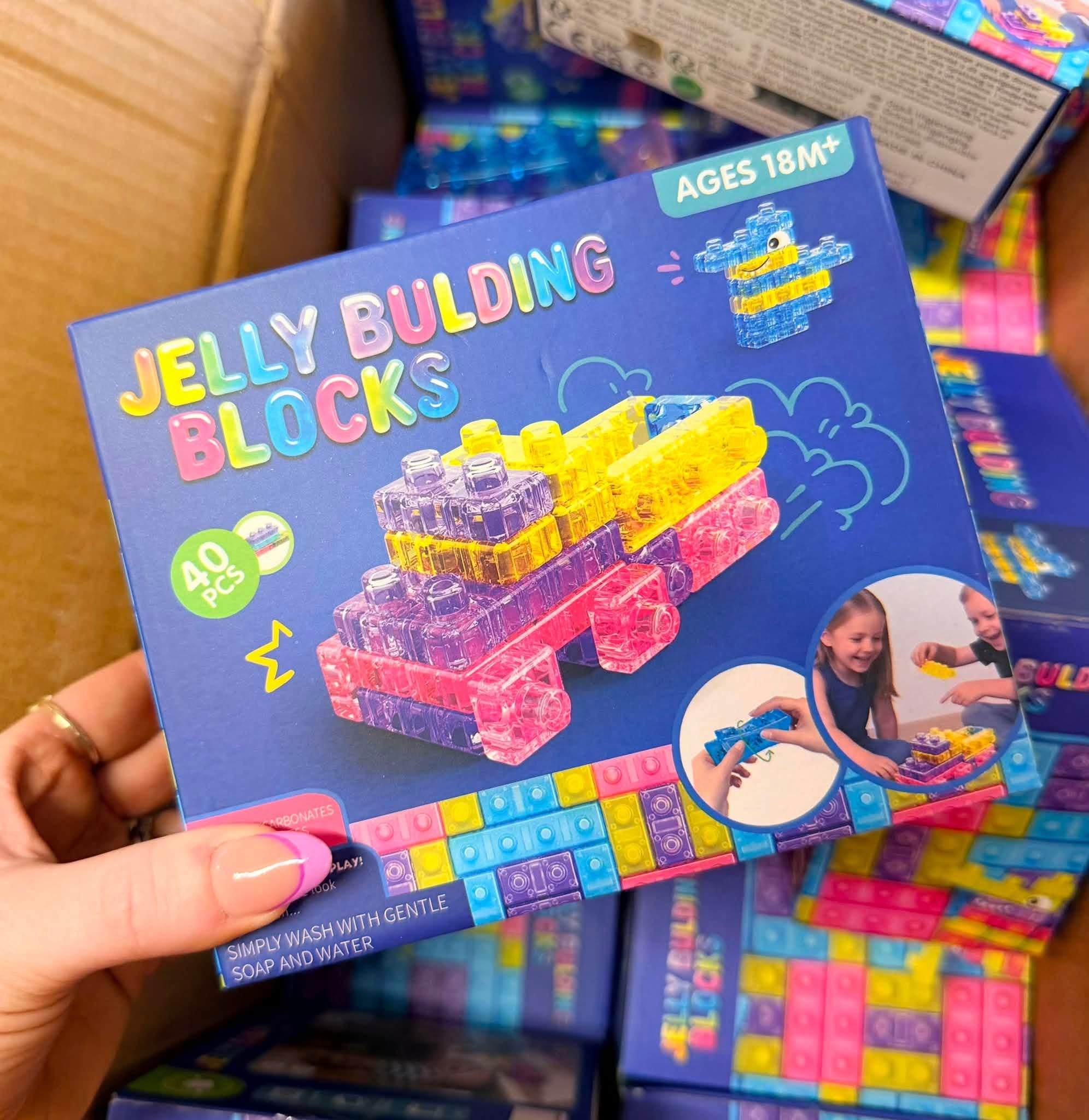 Jelly squish building blocks