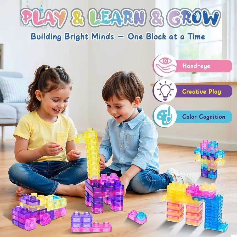 Jelly squish building blocks