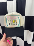 Mimosa flight trucker hat