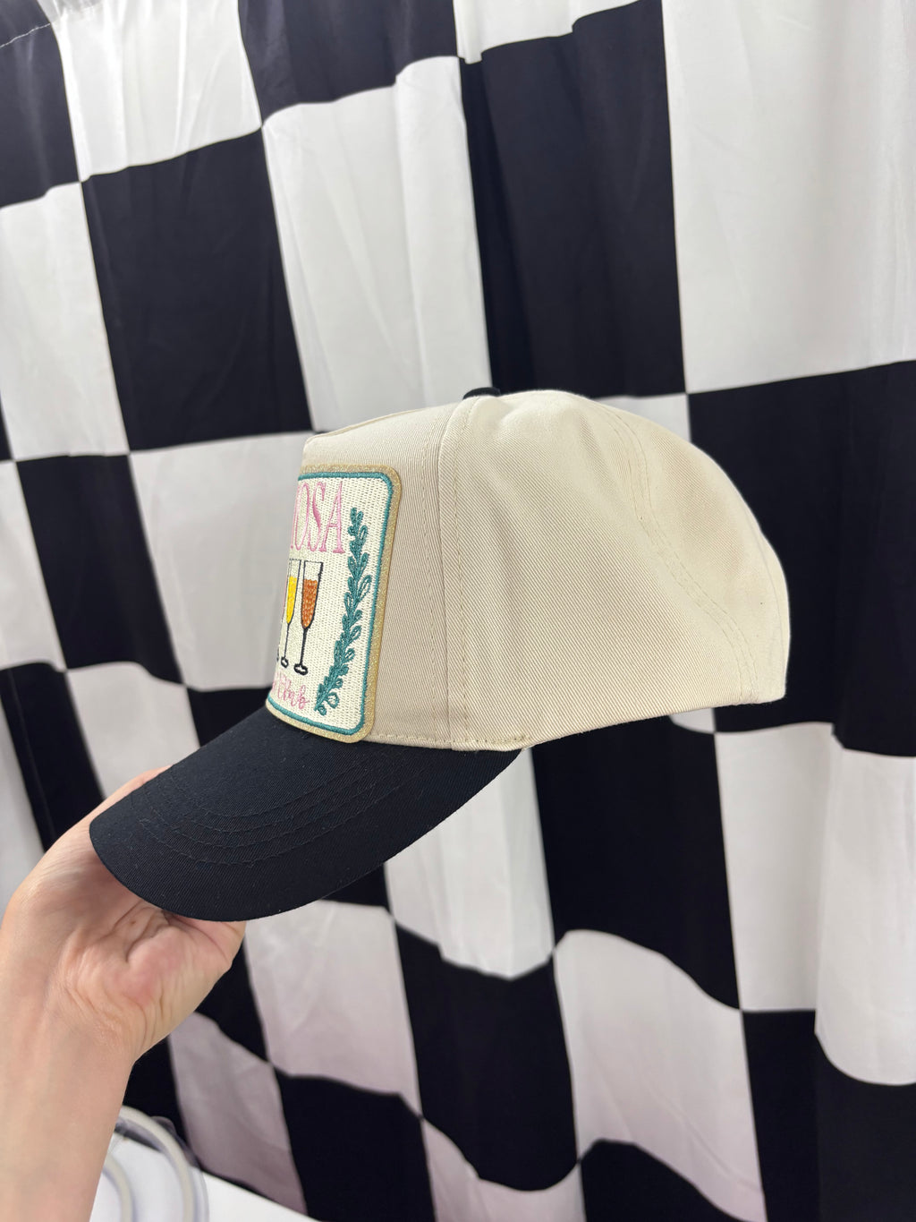 Mimosa flight trucker hat