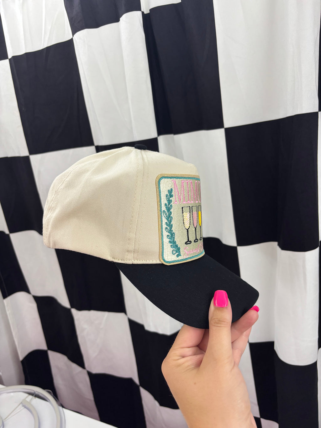 Mimosa flight trucker hat