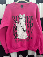 Boujee ghost graphic crewneck sweatshirt