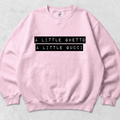 Ghetto and Gucci graphic crewneck sweatshirt