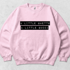 Ghetto and Gucci graphic crewneck sweatshirt