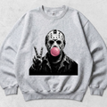 jason voorhees graphic crewneck sweatshirt
