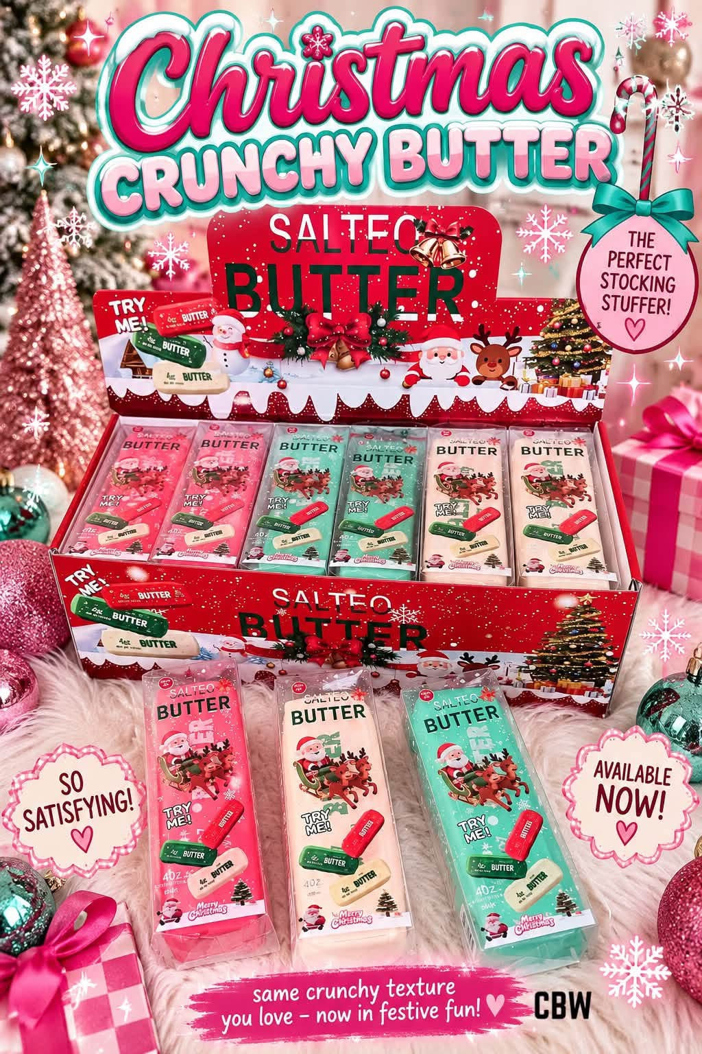Crunchy Christmas butters