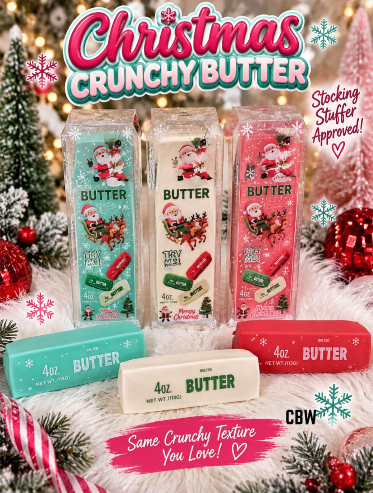 Crunchy Christmas butters