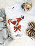 Santa tini & vintage Christmas tees