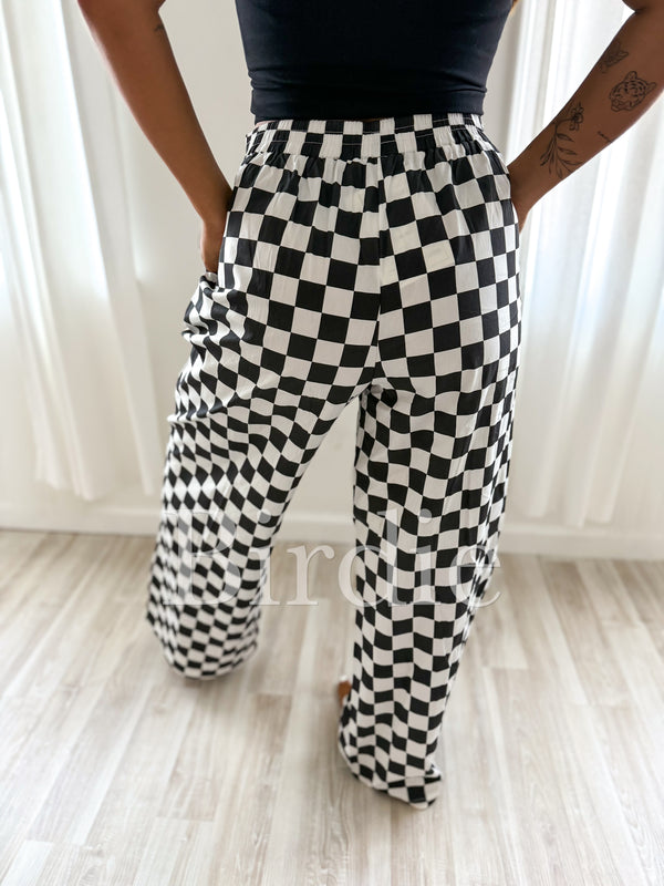 The Day Off Boxer Pants in Checkered