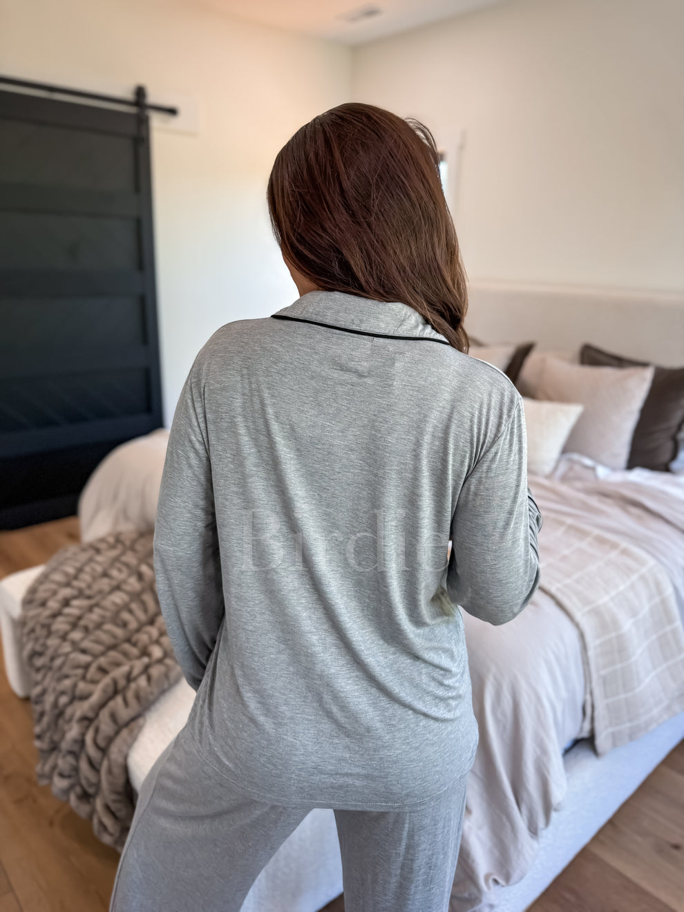 LUXE Whisper Dream PJ Set in Heathered Whip (Sold as Set) SS