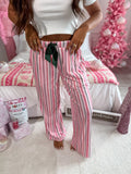 PREORDER Stretchy Lounge Pants 2.0 in Sugar Plum Stripe