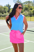 Preorder Everyday Polo Tank- Falling for Florals