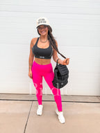 Melt Leggings in Hot Pink