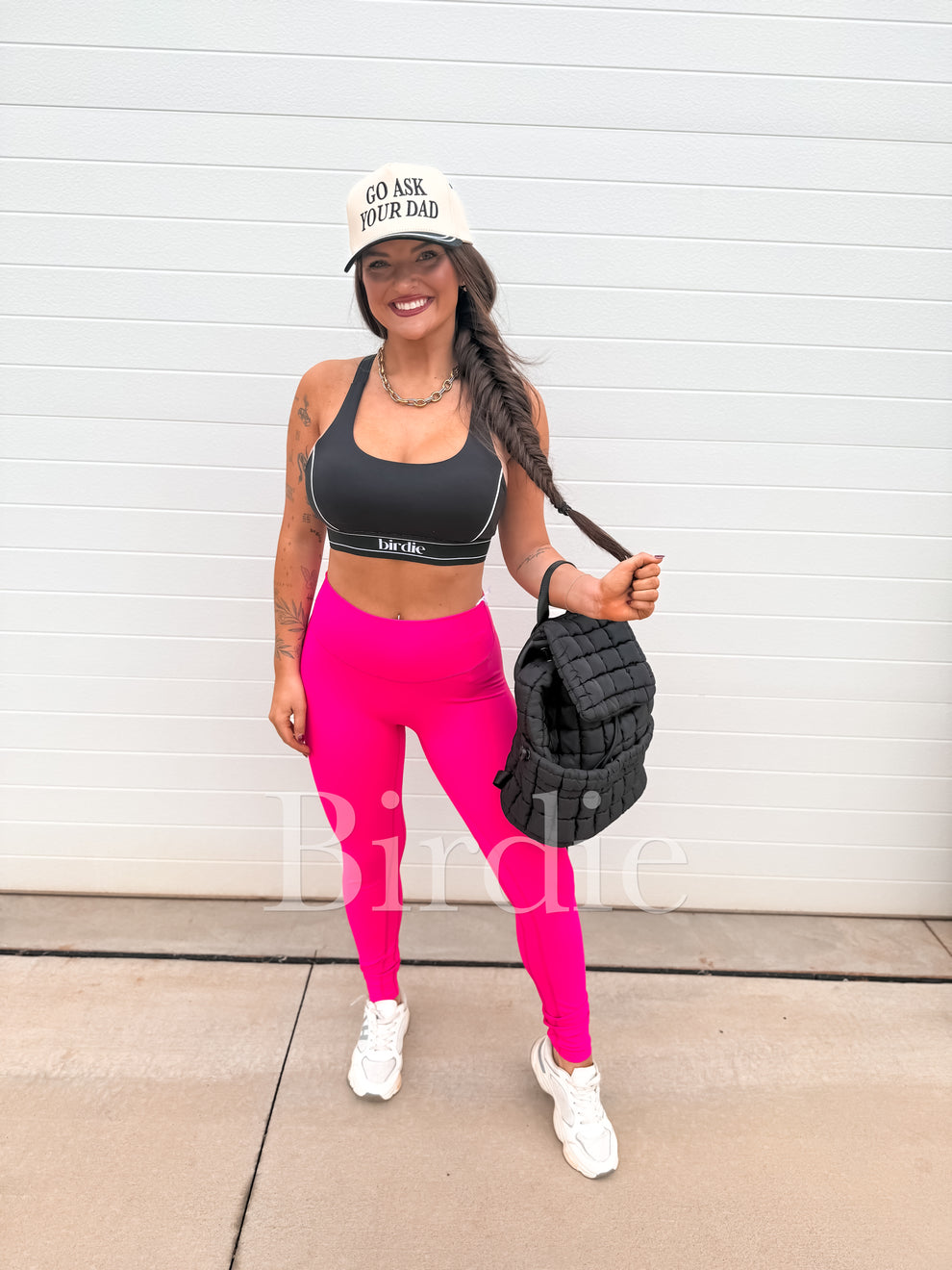 Melt Leggings in Hot Pink