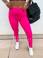 Melt Leggings in Hot Pink