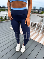 PREORDER PowerSplit Leggings in Blueberry Breeze
