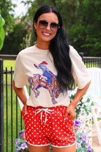 Red Polka Dot Everyday Shorts