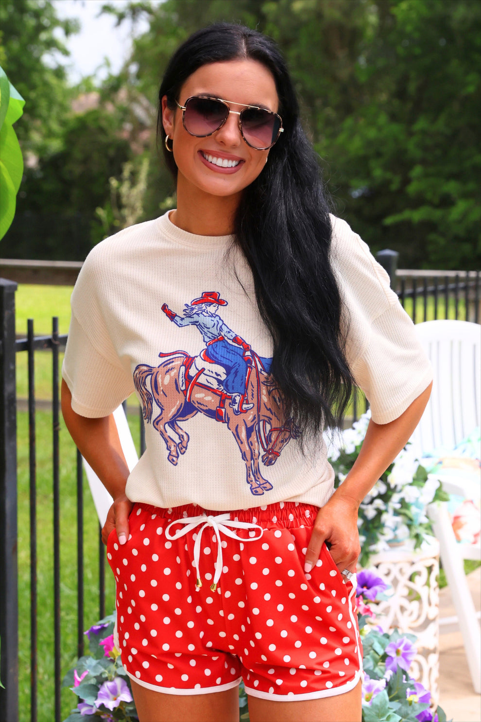 Red Polka Dot Everyday Shorts