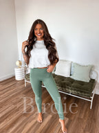 PREORDER Melt Leggings in Olive