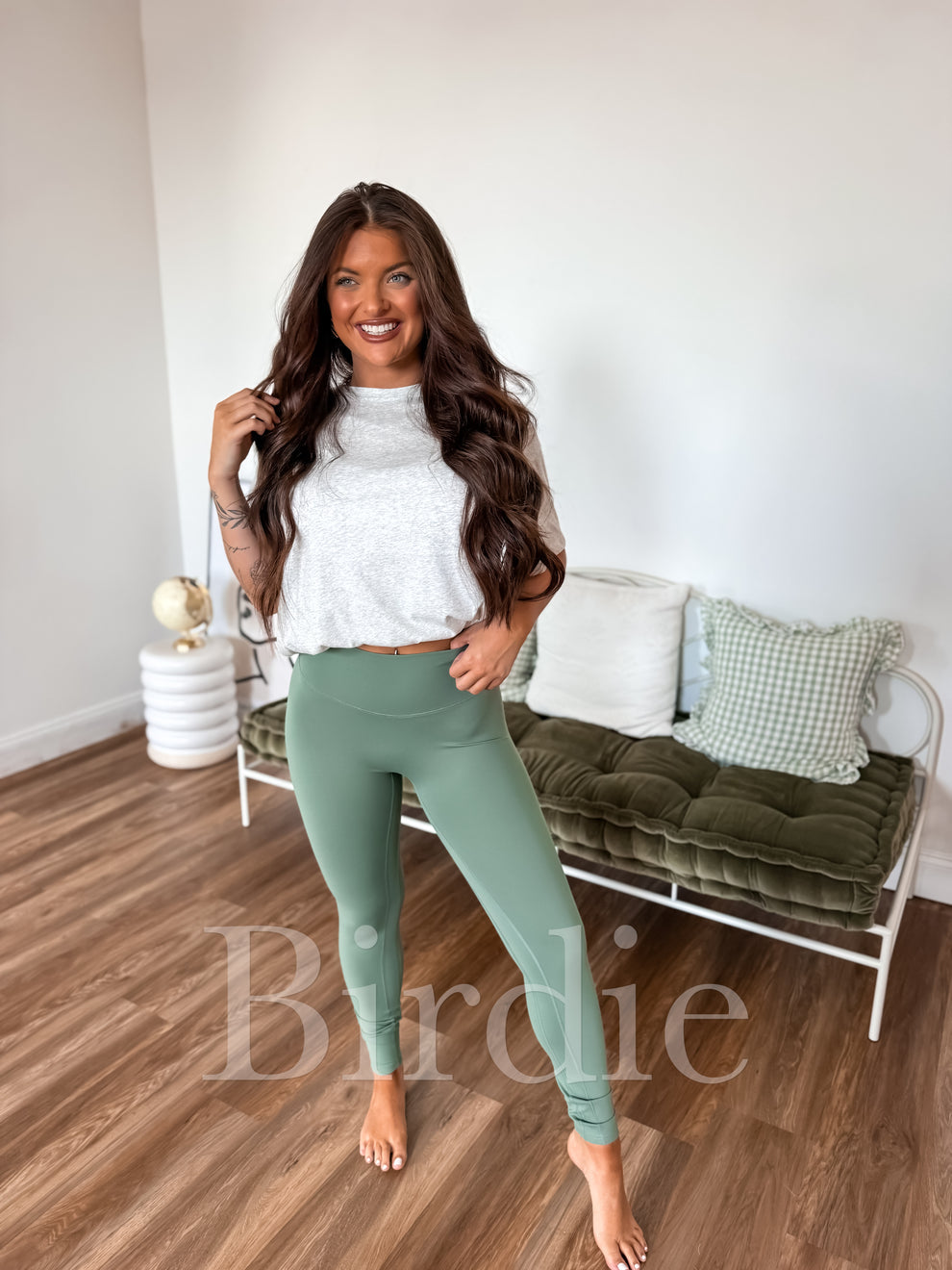 PREORDER Melt Leggings in Olive