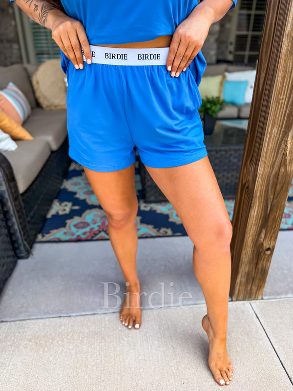 PREORDER Tee Boxer Short Set in Royal Tide (Sold as Set)