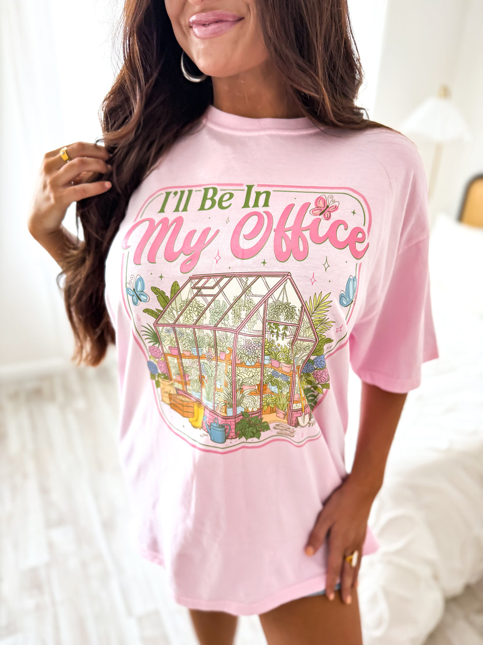 I'll Be in My Office Graphic Tee on Blossom