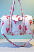 Coastal Catch Lobster Print Duffel Bag