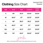 Pink Santa Baby Jacquard Knit Sweater