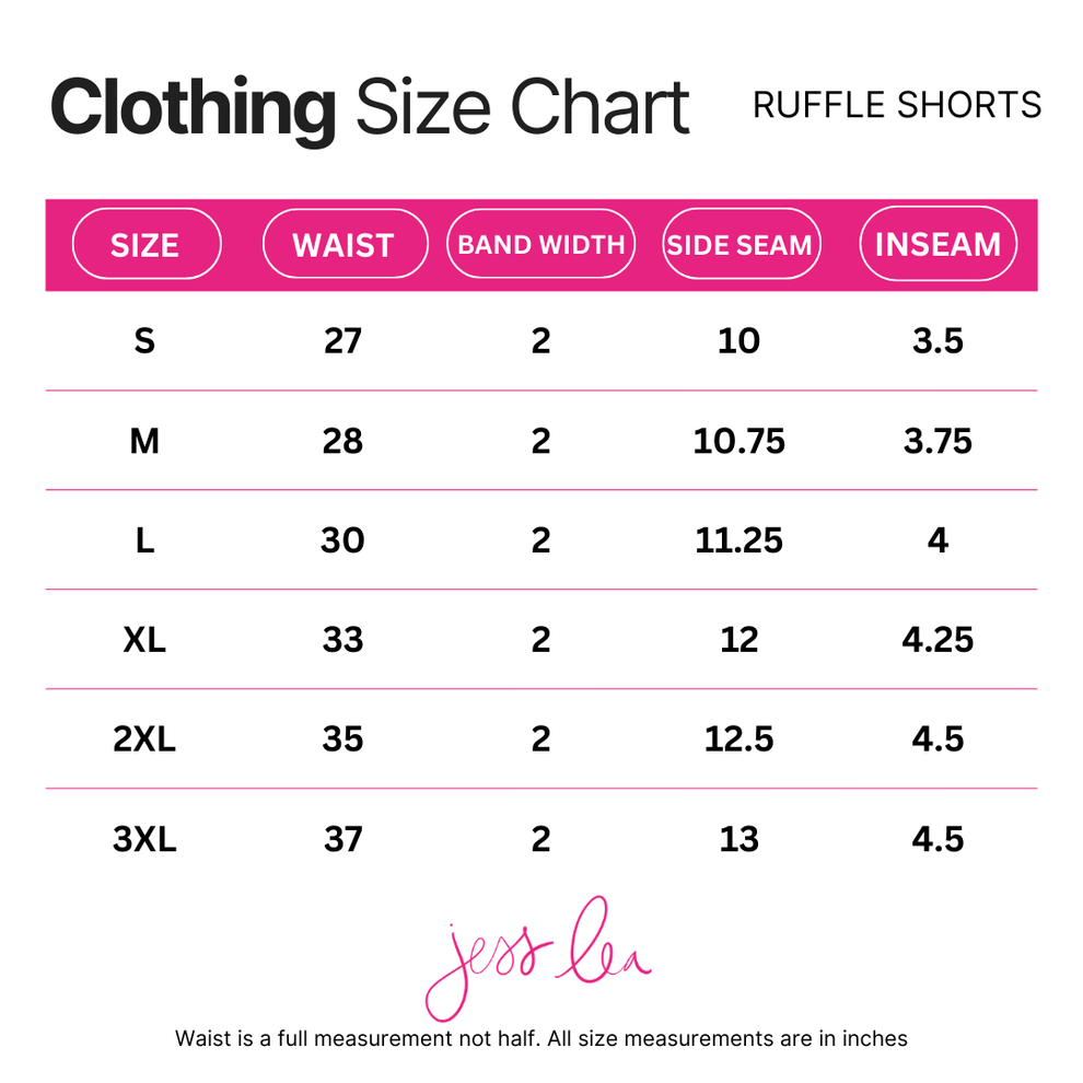 Painted Florals Ruffle Shorts